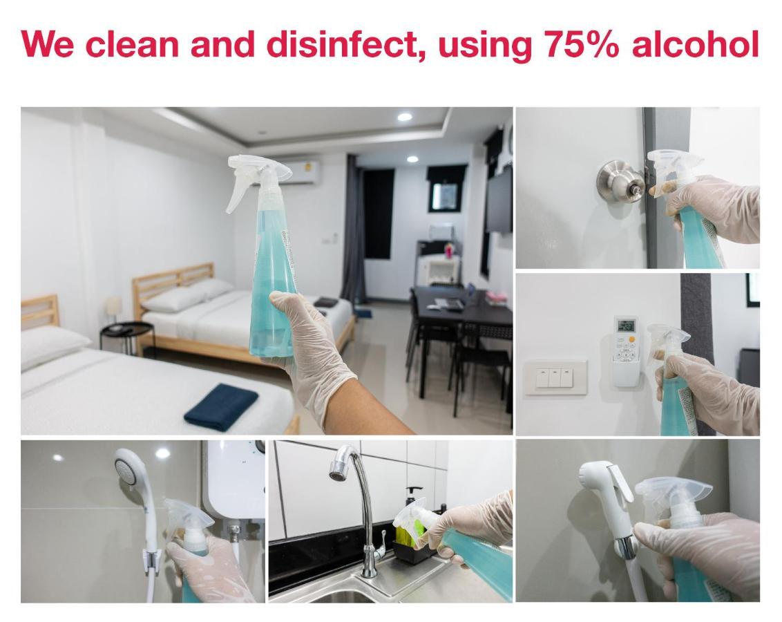 P1 Silom Pan Large Room Full Kitchen Wifi 4-6Pax Bangkok Ngoại thất bức ảnh